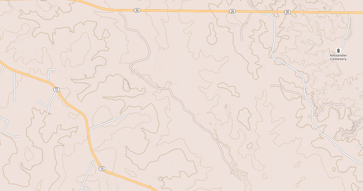 Map preview of WEST BLUFF CREEK