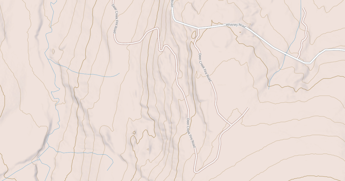 Map preview of DEER CREEK FIRE