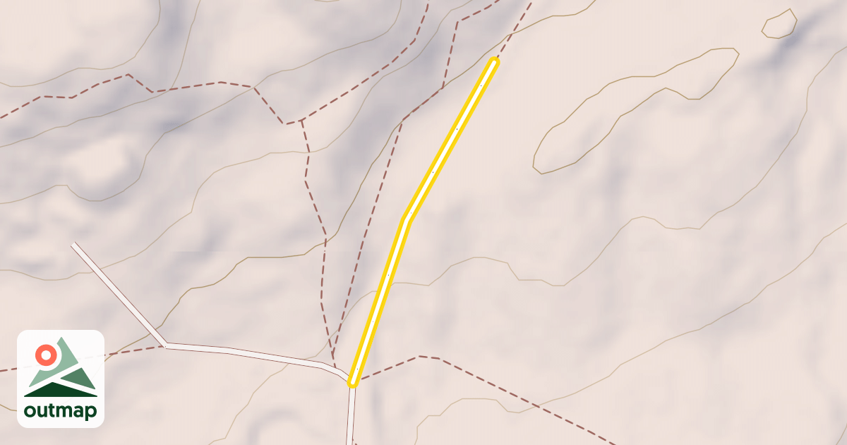 Map of Wolverine/Hospital Trail