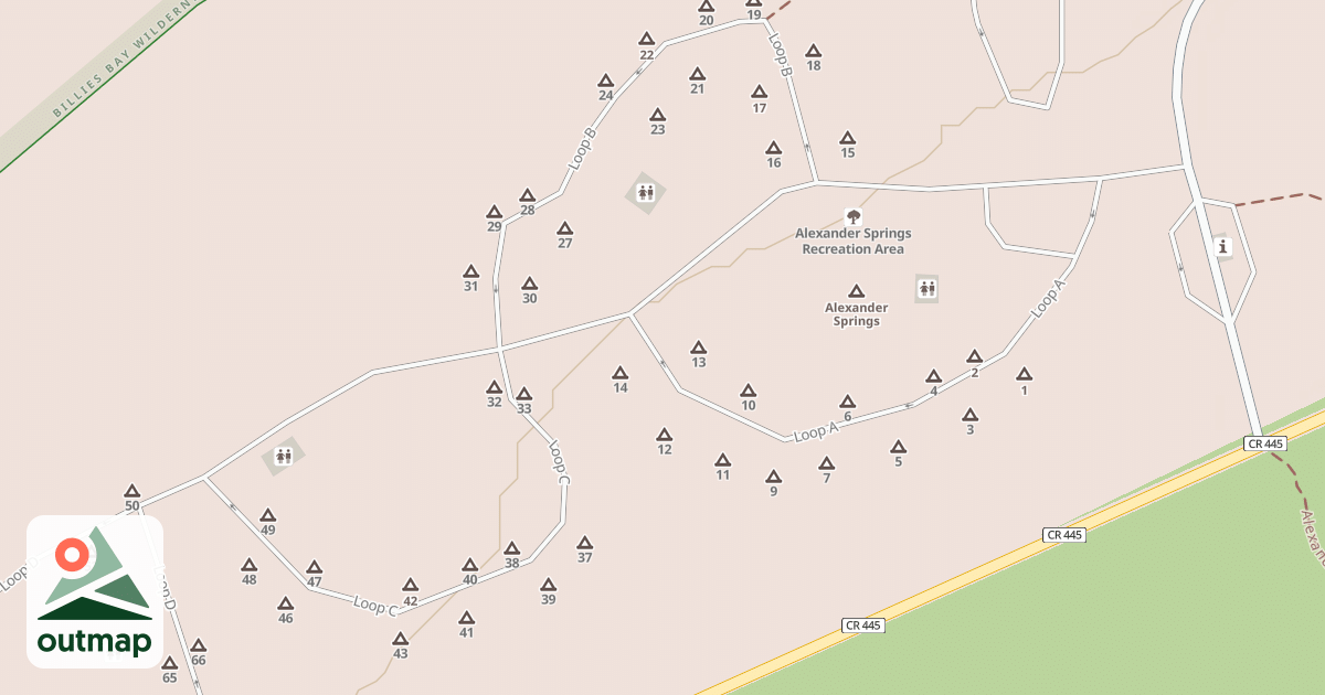Map of ALEX SPRGS-CAMP