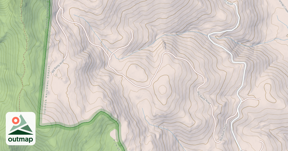 Map of BIG BALDY