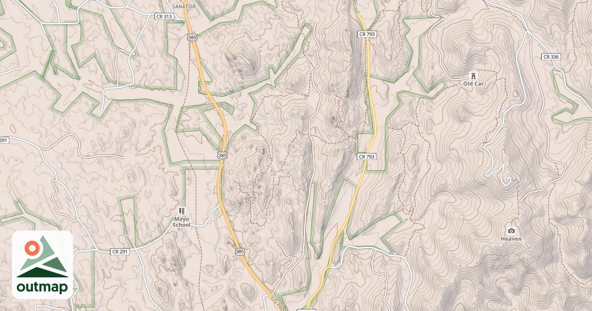 Map of BEECHER ROCK