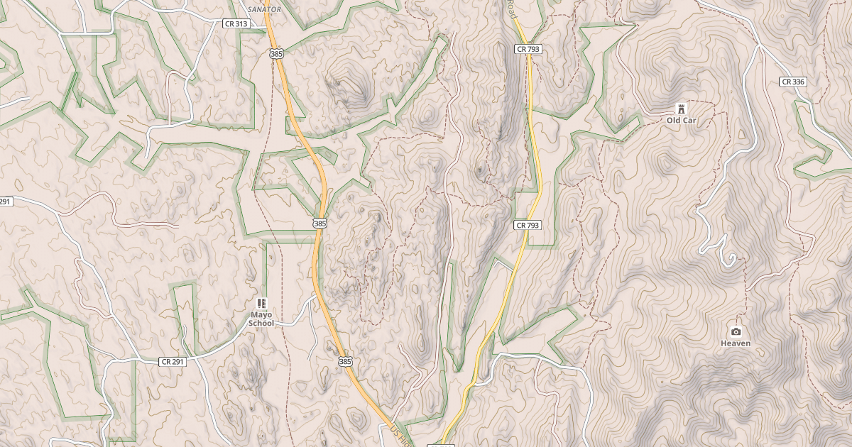 Map preview of BEECHER ROCK