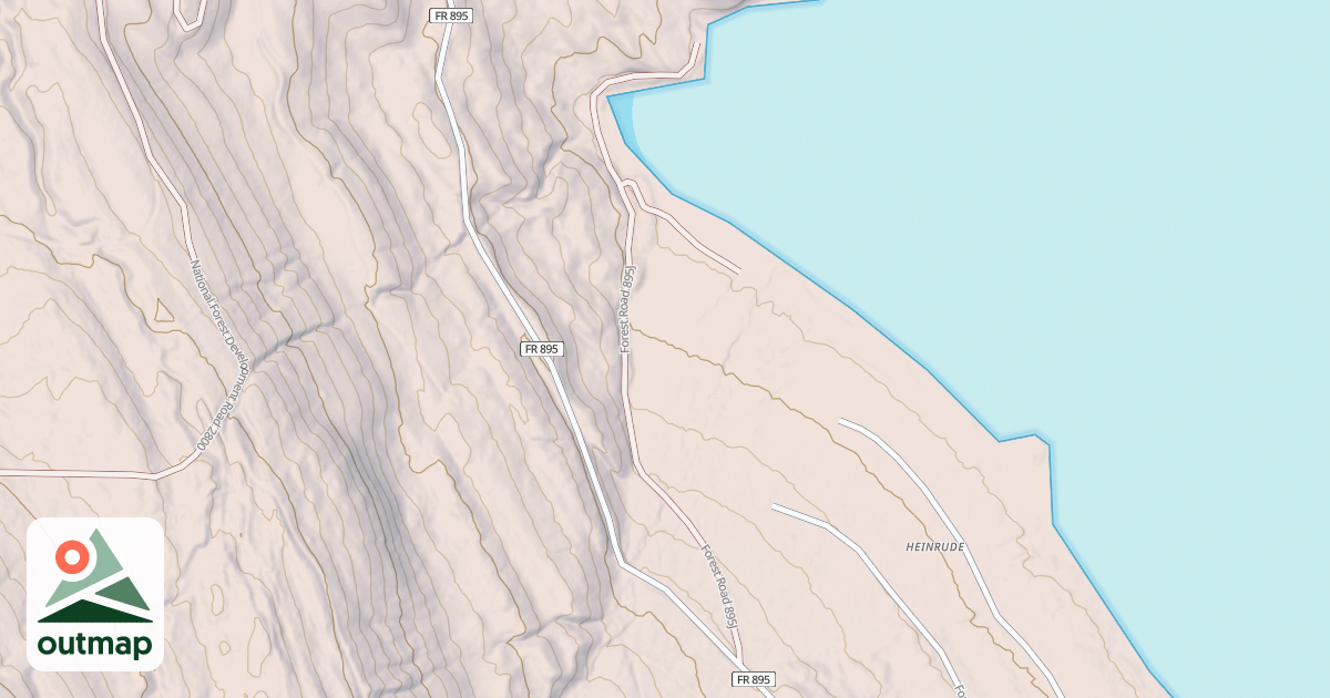 Map of HEINRUDE PUBLIC CAMP