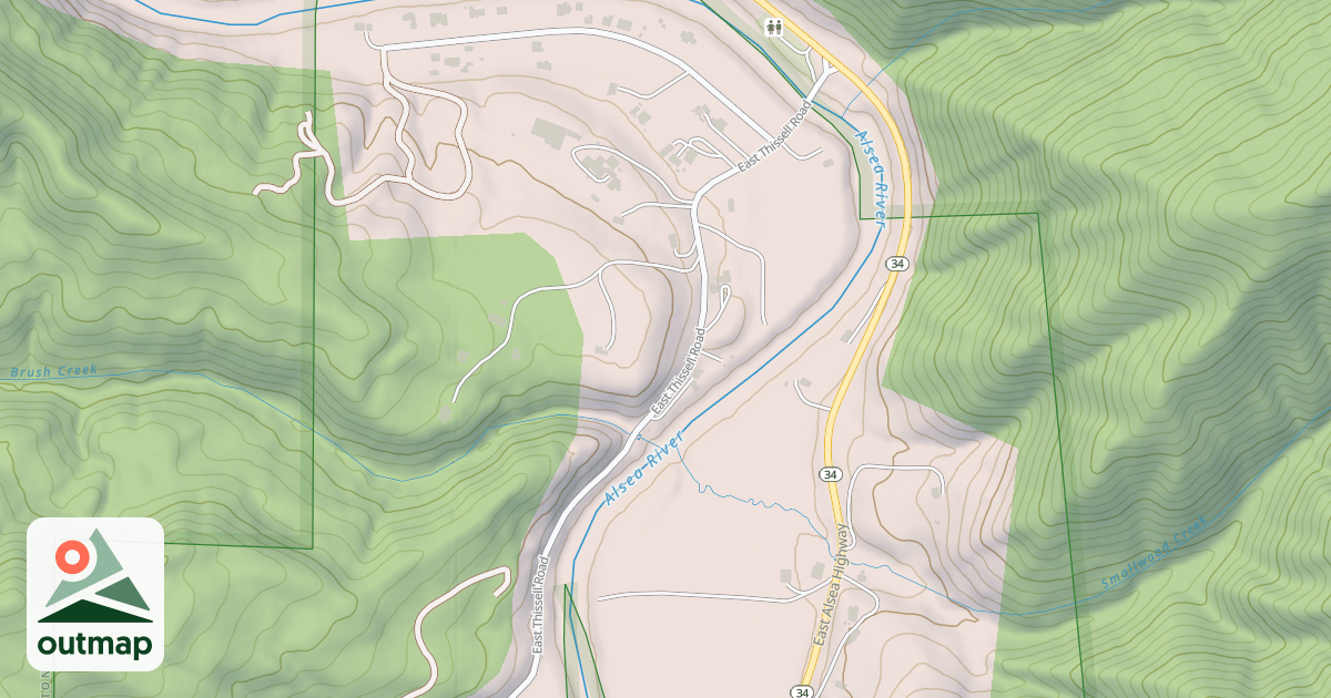 Map of GRASS CREEK
