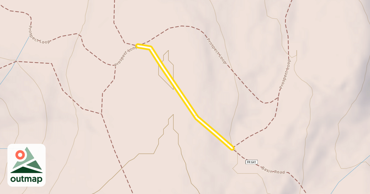 Map of Basin Trail