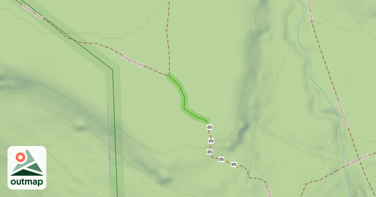 Map of Ridge Trail