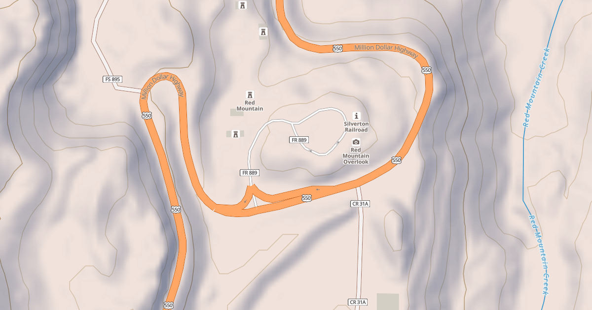 Map preview of RED MOUNTAIN OVERLOOK