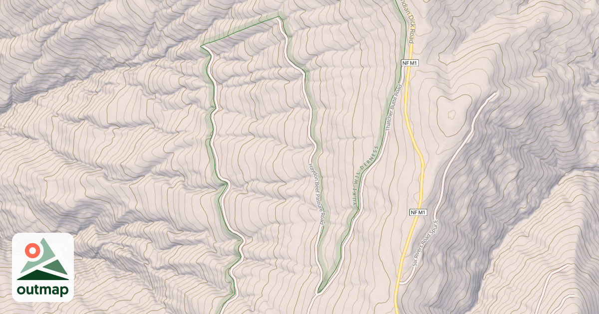 Map of HAYDON BEEF PASTURE