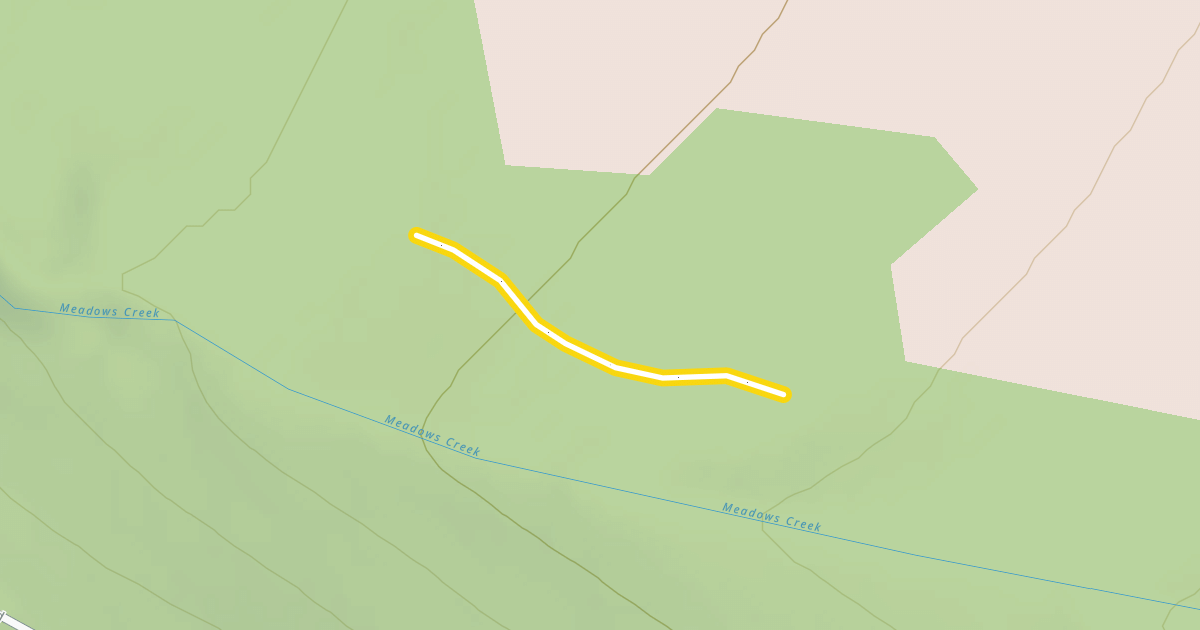 Map preview of Meadow Trail
