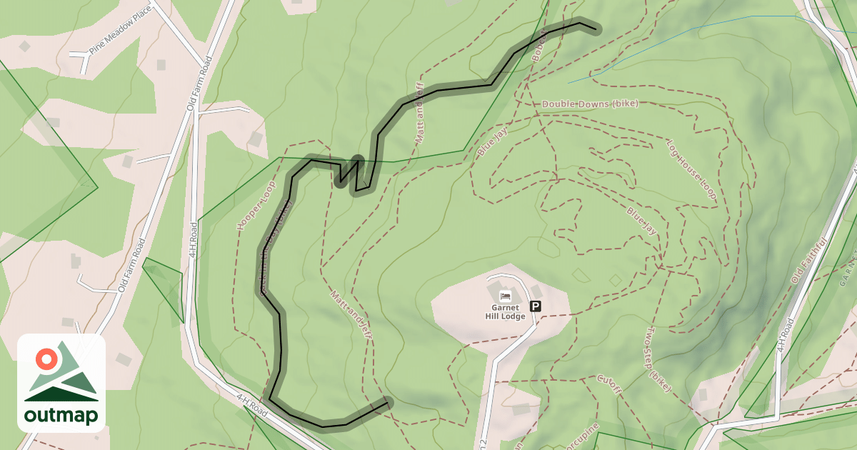 Map of Back in the Day (bike)