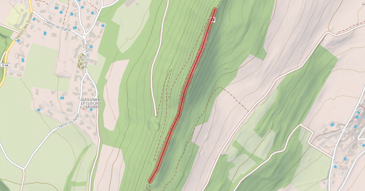 Map preview of Crêtes de Champagnier