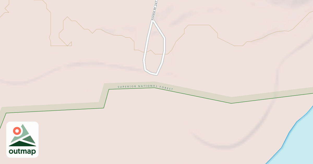 Map of BIG RICE LAKE SPUR B