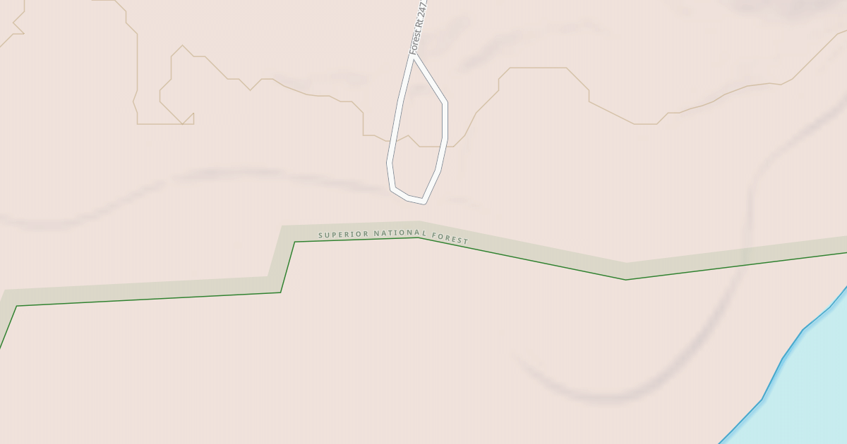 Map preview of BIG RICE LAKE SPUR B