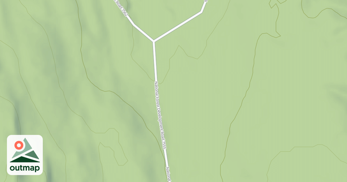 Map of MANTRAP RIDGE