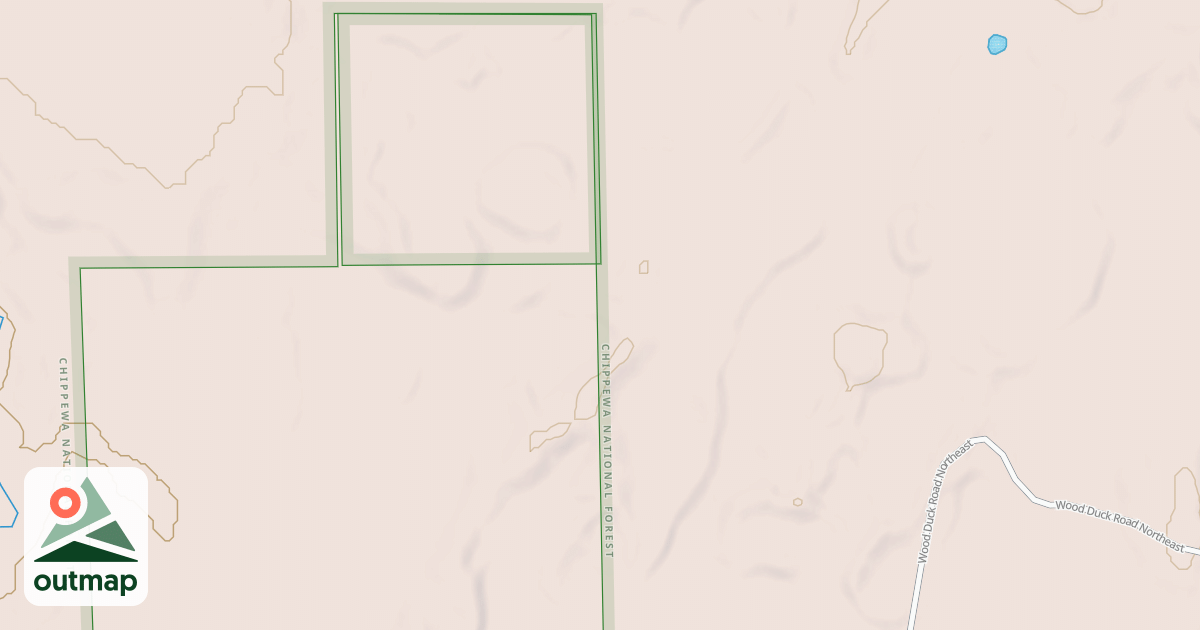 Map of PIMUSHE TRAIL SPUR B