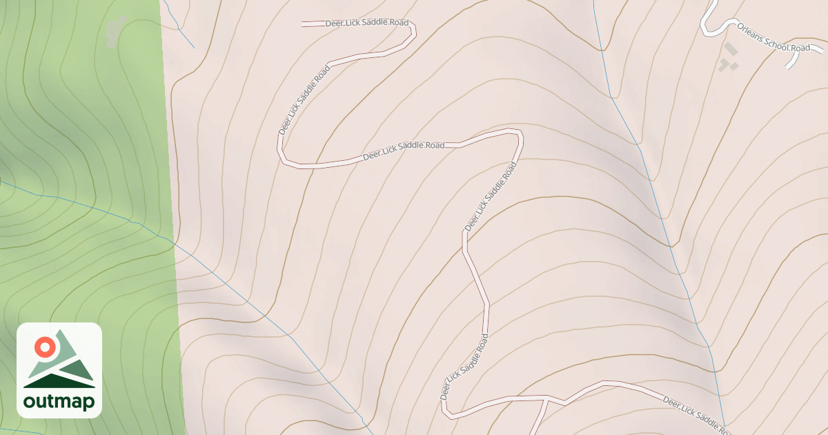 Map of DEER LICK SADDLE