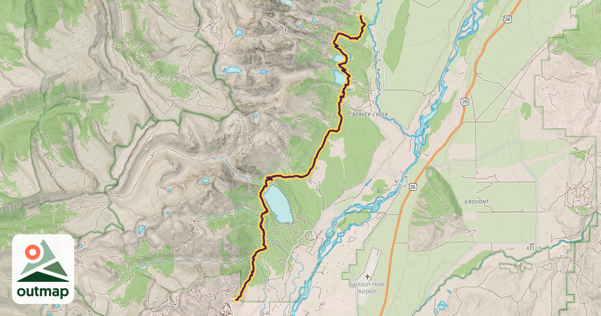 Map of Valley Trail