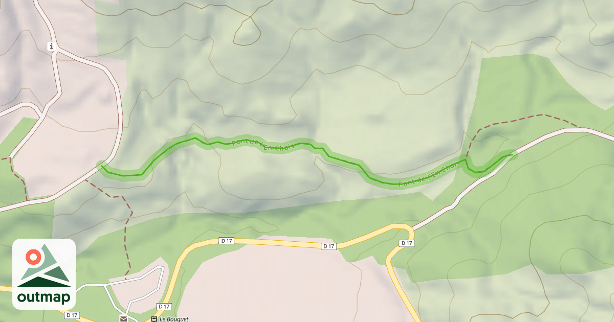 Map of Pont de l'En Chois