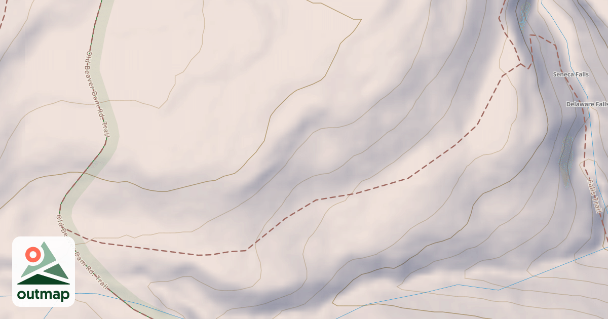 Map of Ricketts Glen State Park Trails