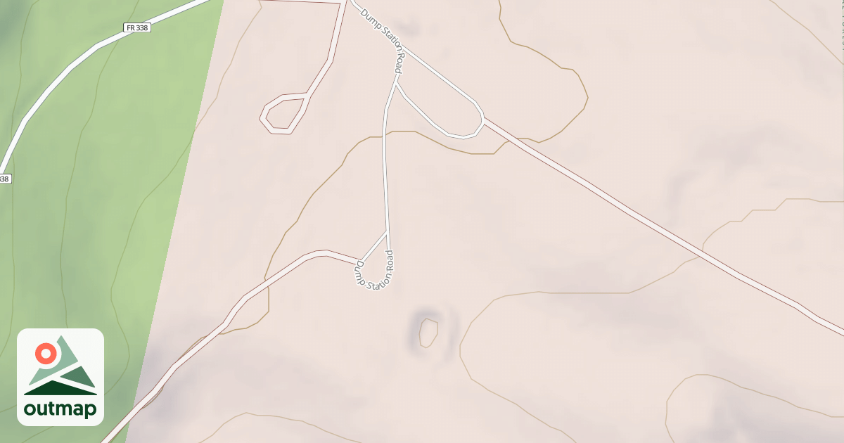 Map of DUMP STATION ROAD SPUR