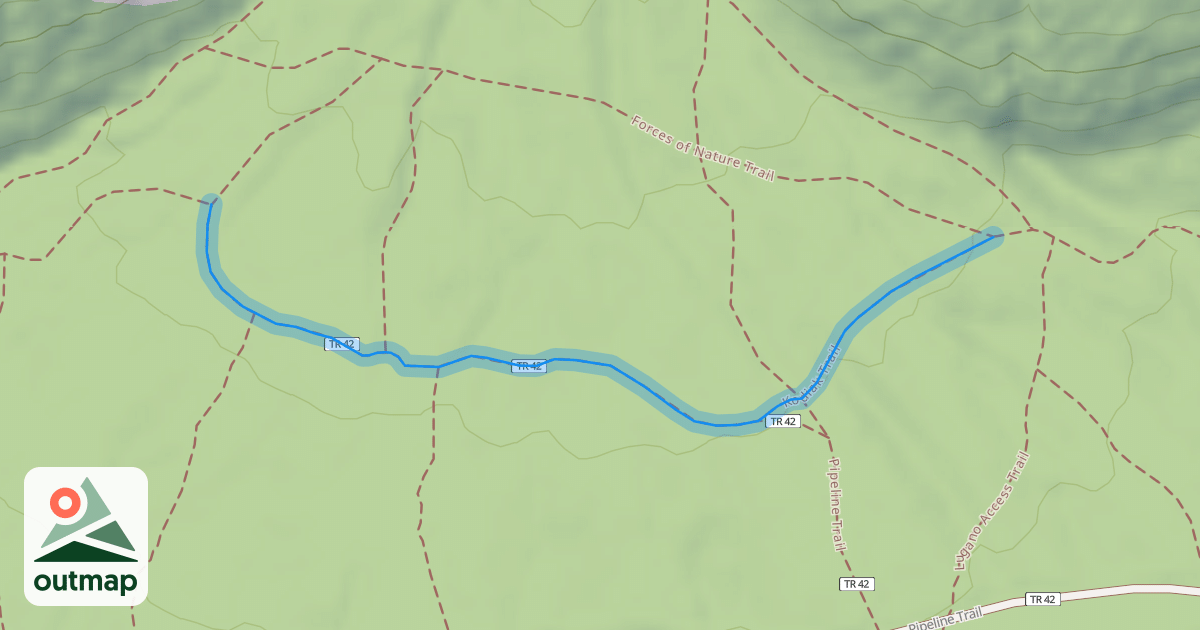 Map of Kodiak Trail