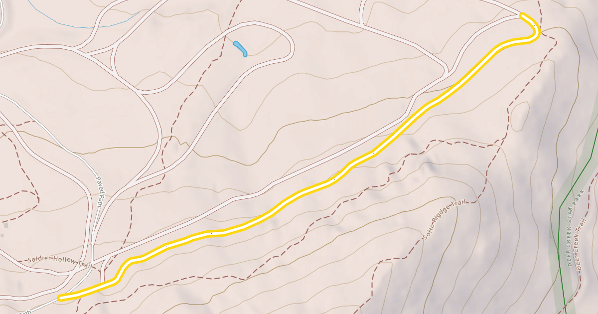 Map preview of Pony Express