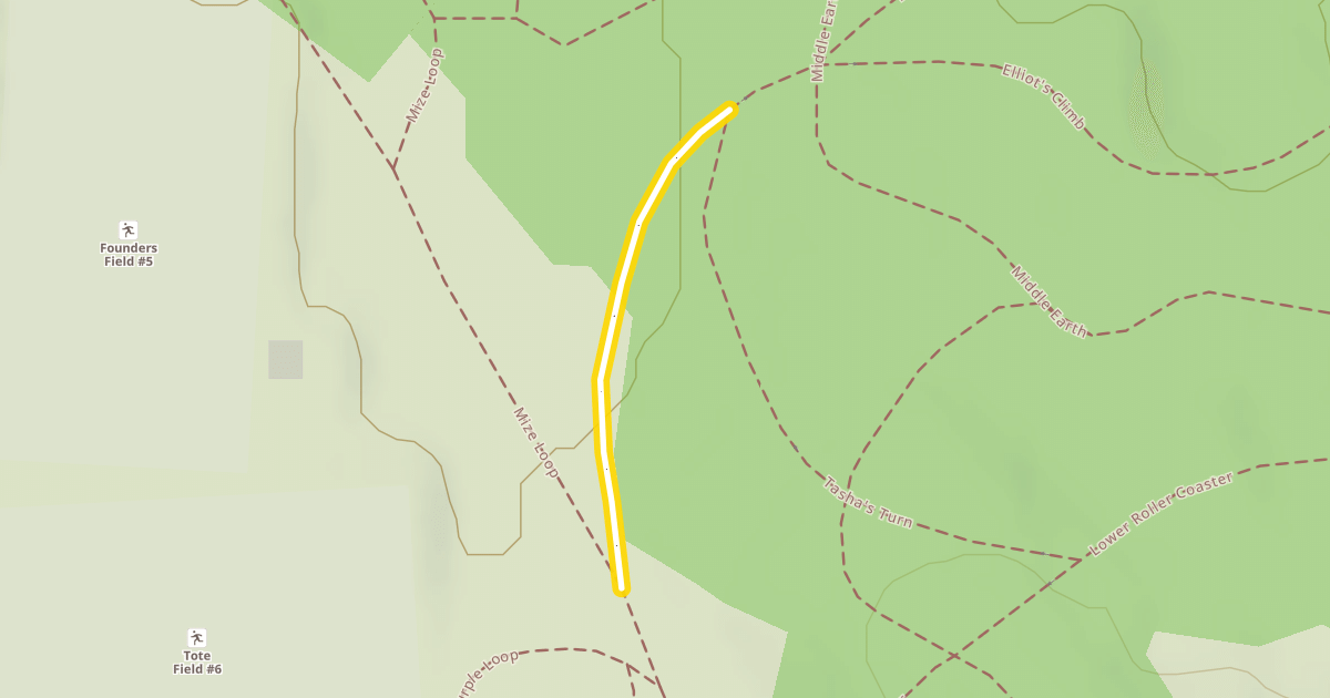 Map preview of Mize Loop