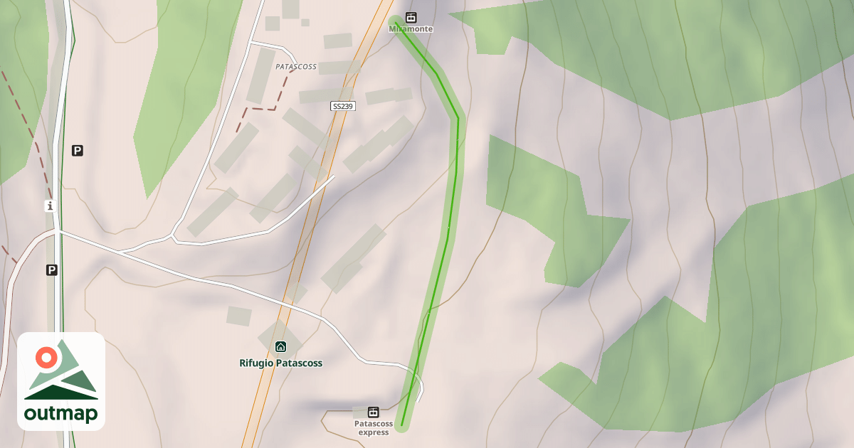 Map of (92) Skiweg Patascoss