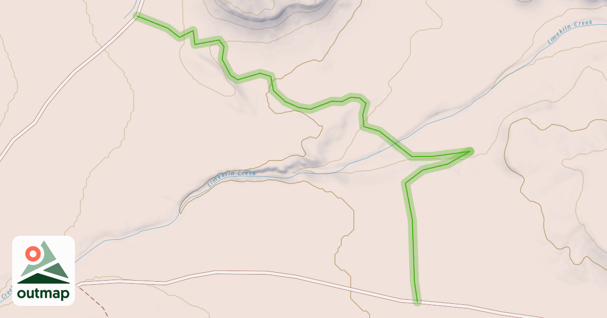 Map of Limekiln Creek