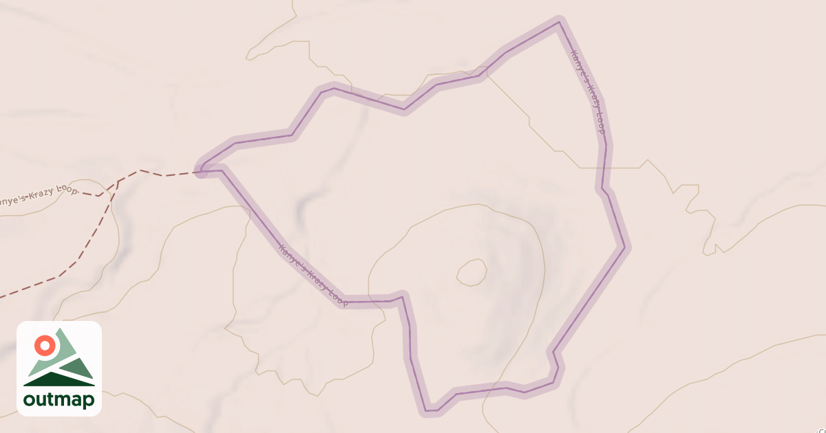 Map of Kanye's Krazy Loop