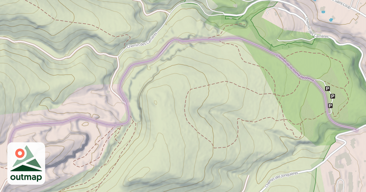 Map of Chemin de la Roche Redonne