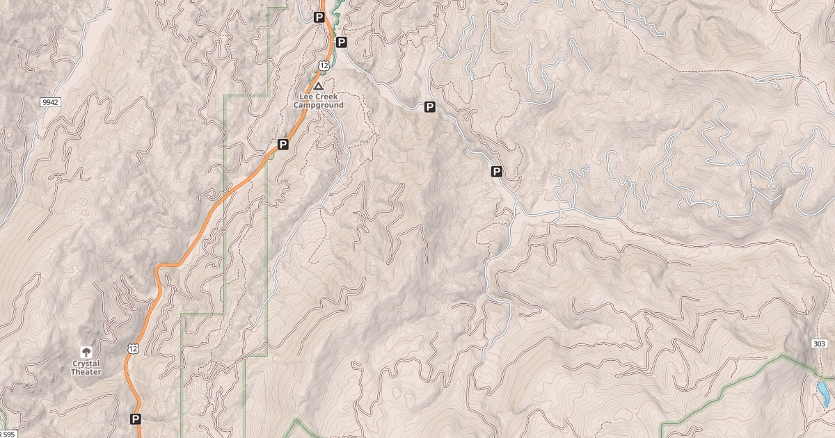 Map preview of East Fork Snowmobile Tr #1