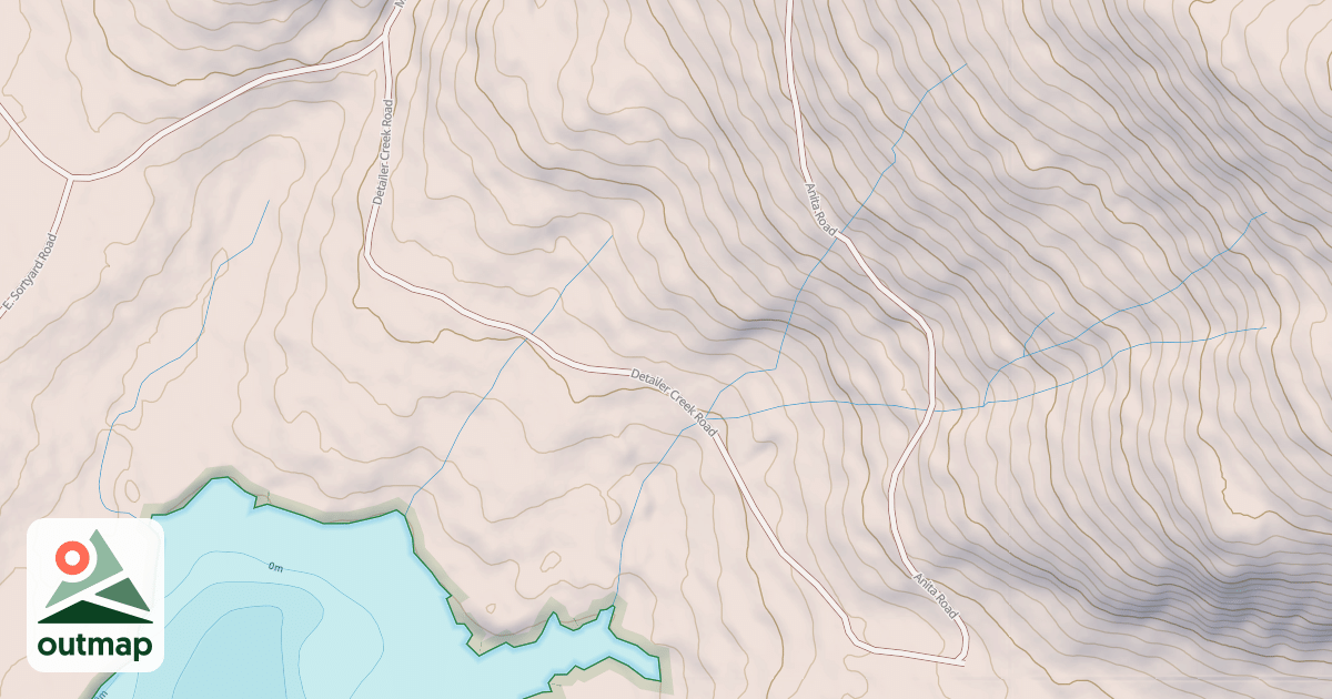 Map of DETAILER CREEK