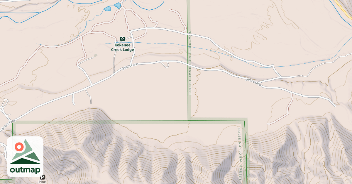 Map of ABBOT GULCH