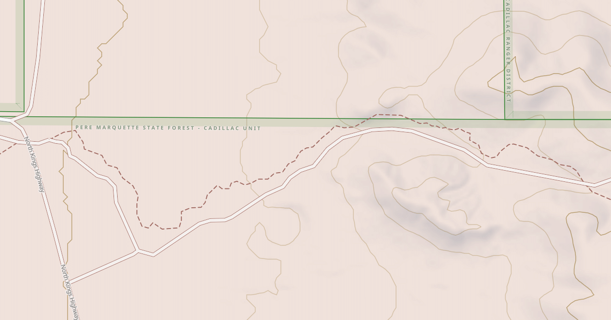 Map preview of Lincoln Hills Motorcycle Trail