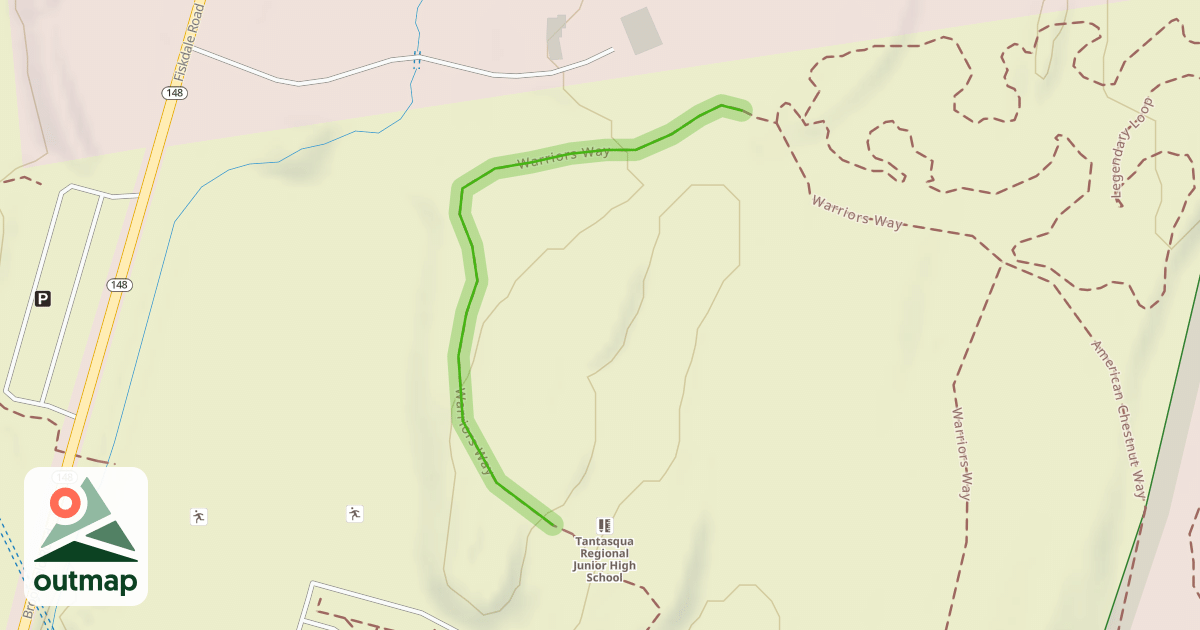 Map of Warriors Way