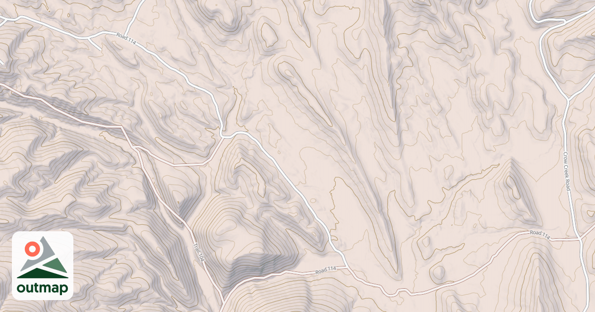 Map of WHISKEY FLAT