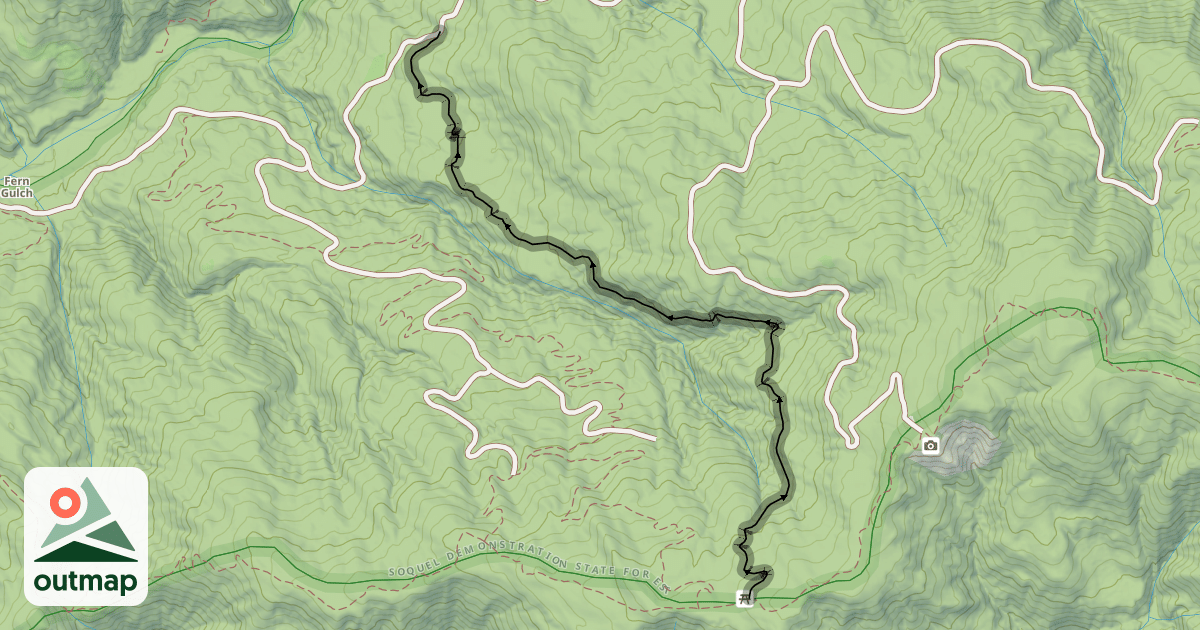 Map of Braille Trail