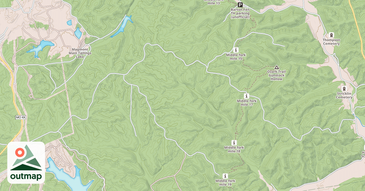 Map of BUICK TRUCK TRAIL