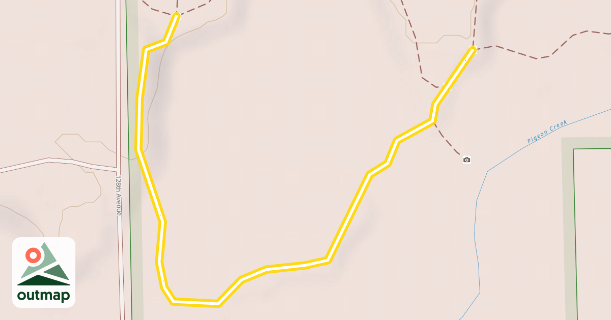 Map of S. Berghorst Ridge Trail