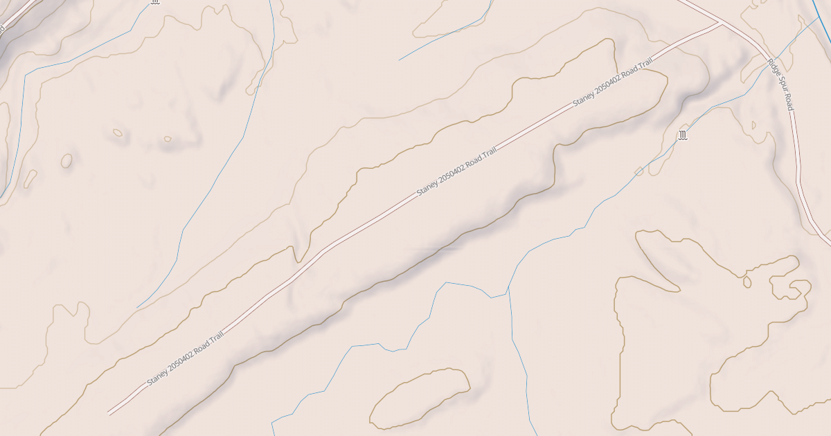 Map preview of STANEY  2050402 ROAD