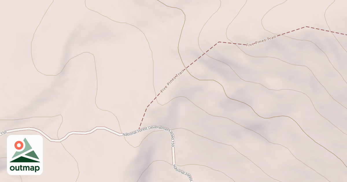 Map of Five Pines