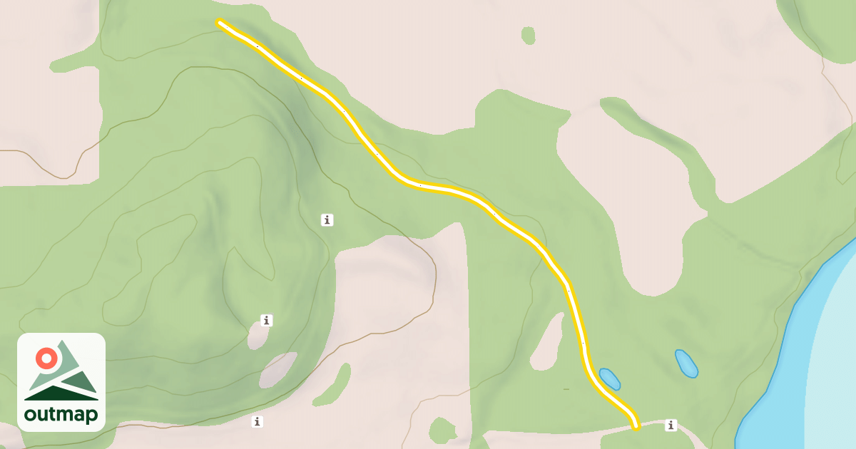 Map of Whispering Pines Trail