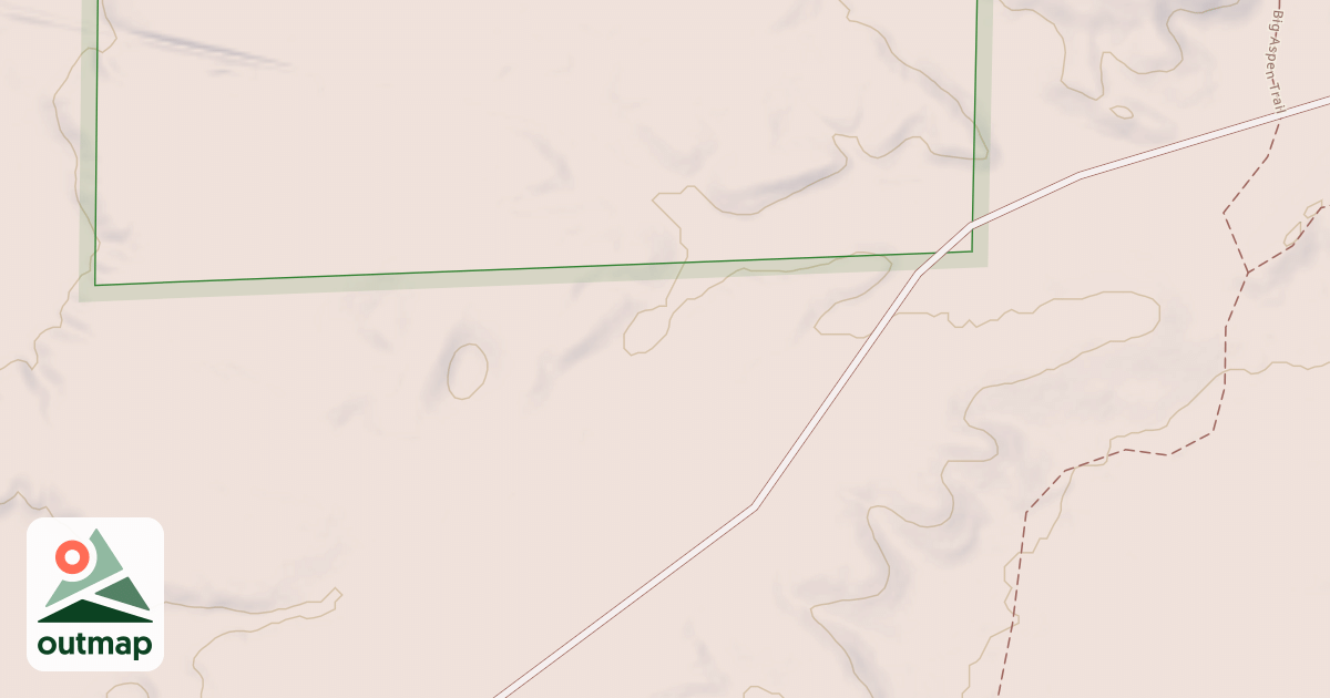 Map of Big Aspen Spur A