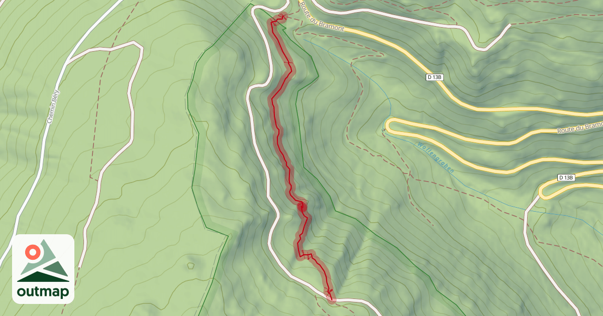 Map of Sentier des Douaniers