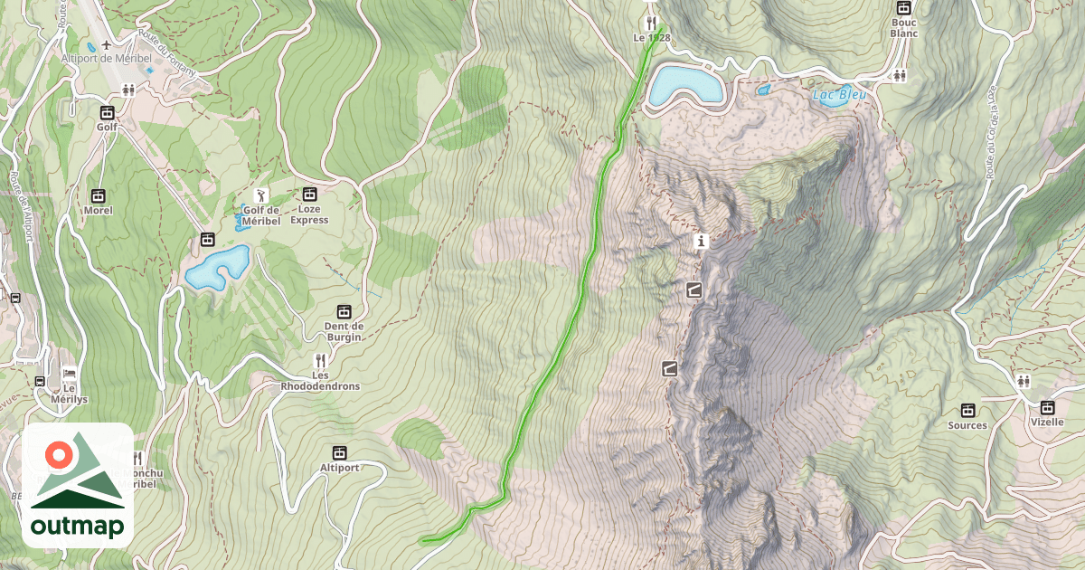 Map of Boulevard de la Loze