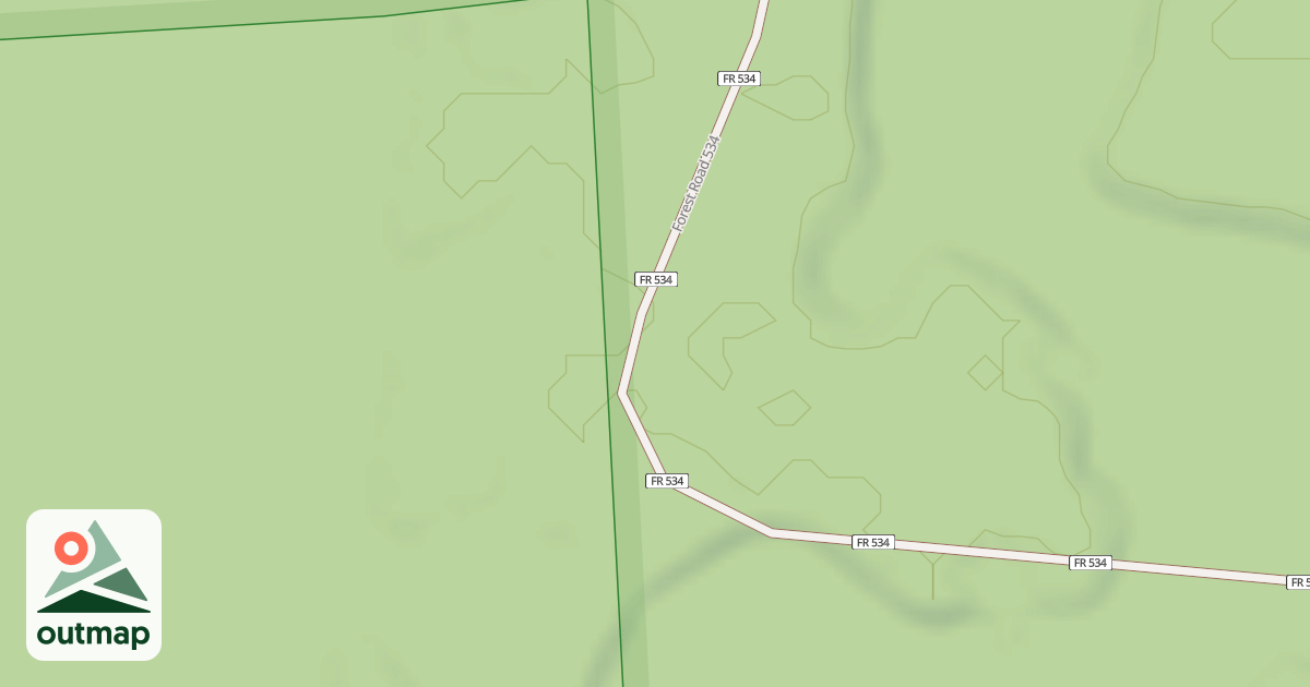 Map of FR 534B