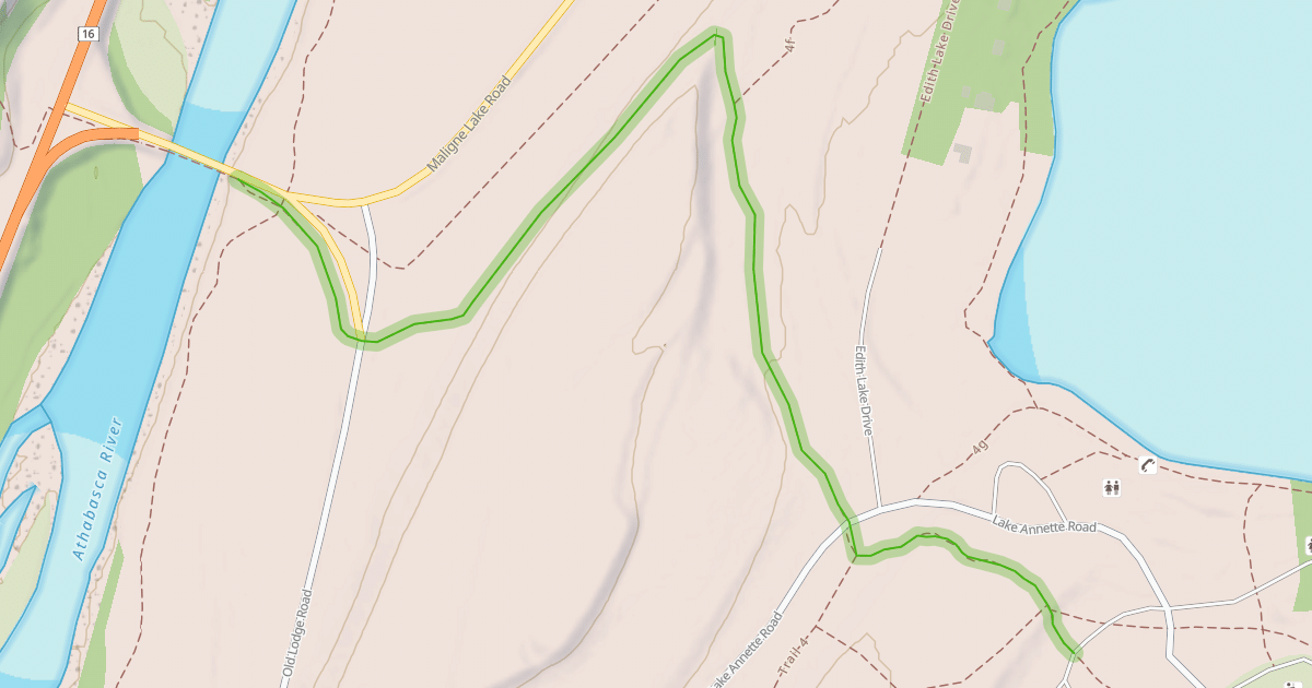 Map preview of Bighorn Alley Trail 13