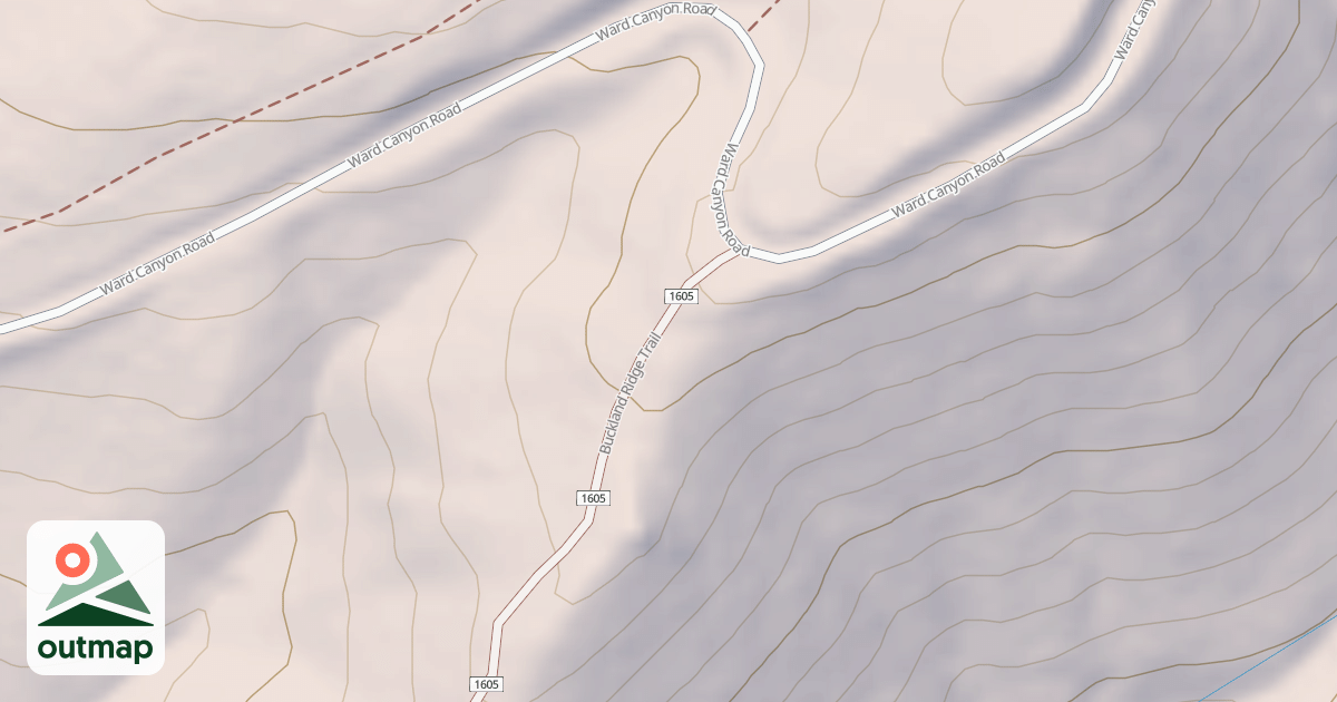 Map of Buckland Ridge
